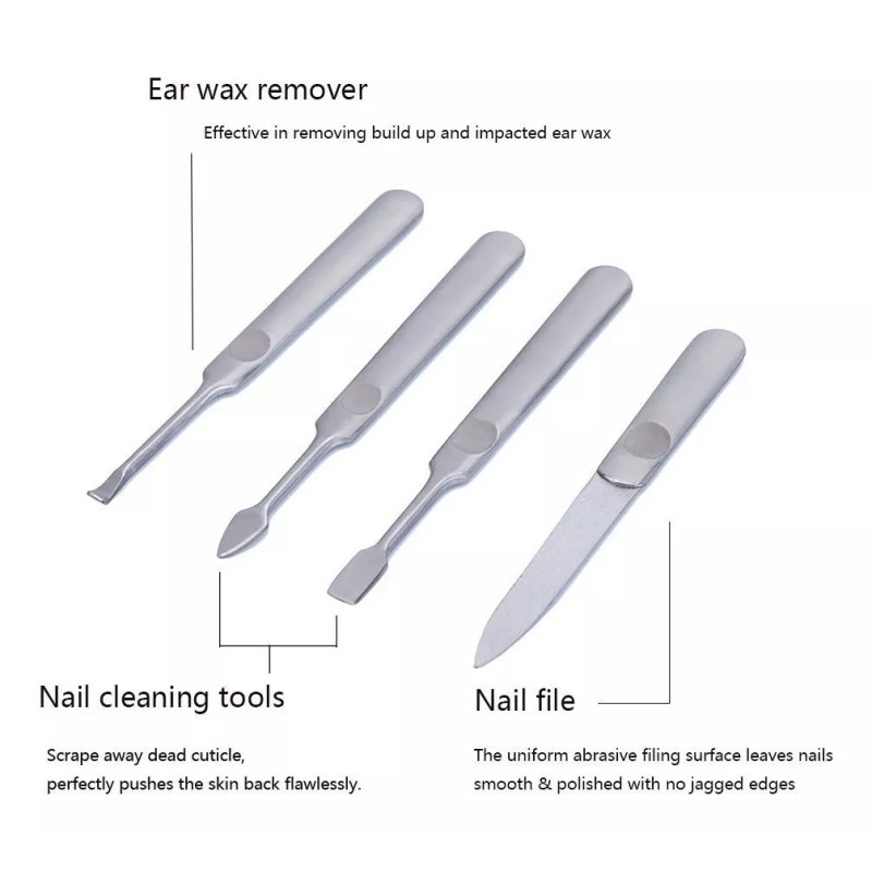 Corewill De Manicura Y Pedicura Cortauñas 12 En 1 Kit