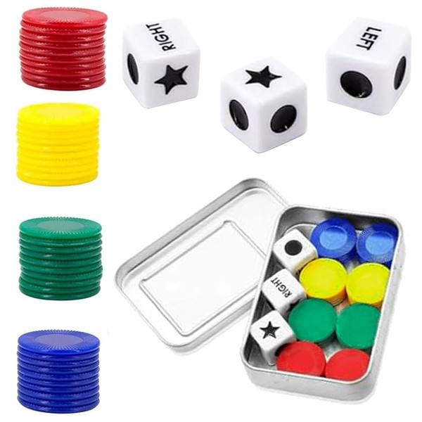 Left Right Centre Dice Game, Dice Games, Left Right Centre