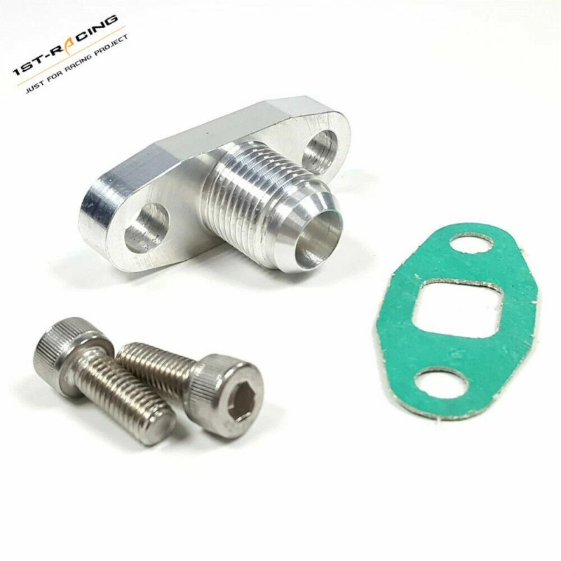 1st-racing 10AN Oil Return Drain Flange for Borg Warner Turbo