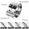 A-KARCK Elbow Exhaust Tip 5.0" Inlet with a Clamp, Chrome