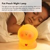 USB Fat Peach Night Tap Lamp with Timing Function Intelligent