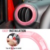 4PCS Center Console Dash Air Conditioner Vent Cover Trim Interior