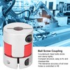 3Pcs Flexible Coupler Aluminum Alloy Ball Screw Coupling Kit Motor