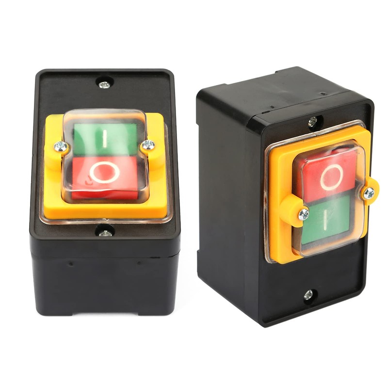 Joyzan Waterproof Push Button Switch, On Off Start Stop Electric