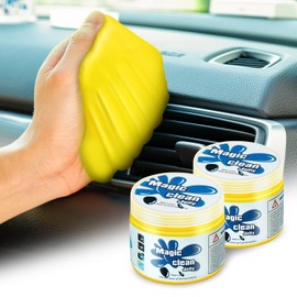 DNA MOTORING TOOLS-00256 Car Cleaning Jelly Auto Detailing Tool Universal Car Clean Gel Auto Interiors Home & Office Electronics Cleaning,Yellow