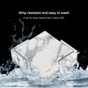 Marble Coasters for Drinks, 6PCS Square Marble White PU Leather