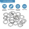 sourcing map M8 20Pcs Internal Tooth Washers, 304 Stainless Steel