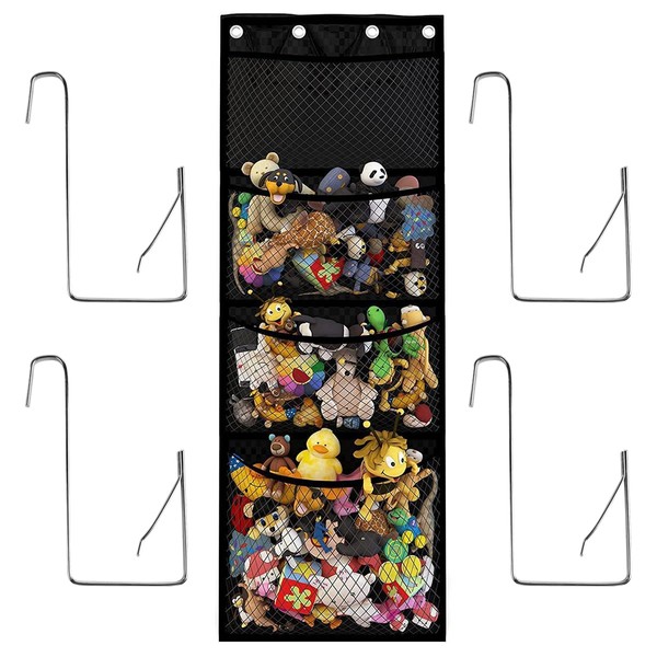 Namvo Black Over The Door Hanging Storage Bag Organizer with