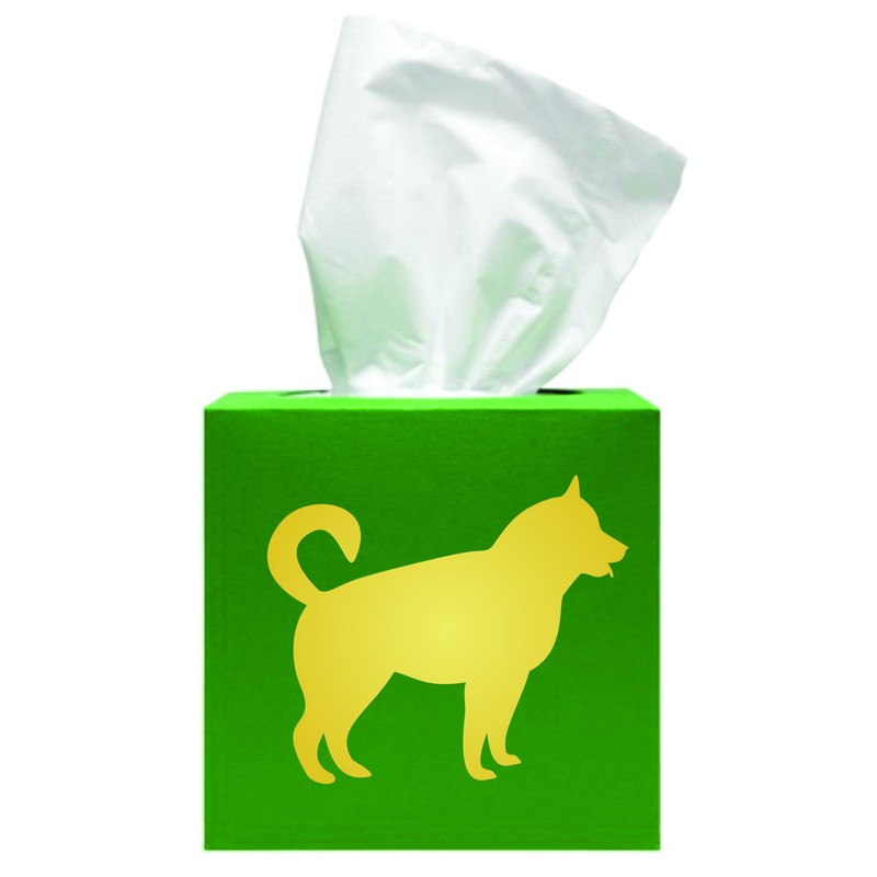 Dog Silhouette Stencil - 11.5 x 11.5cm (S) - Reusable