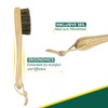 MonkeyTail Wooden Climbing Brush, Boulder Brush for Cleaning Climbing Grips,