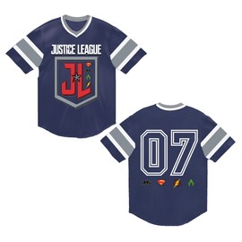Football Top, Justice League, Dark Blue, Boys, Size 7