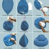 BAODBF Bean Bag Cover without Filling 100 x 120 cm