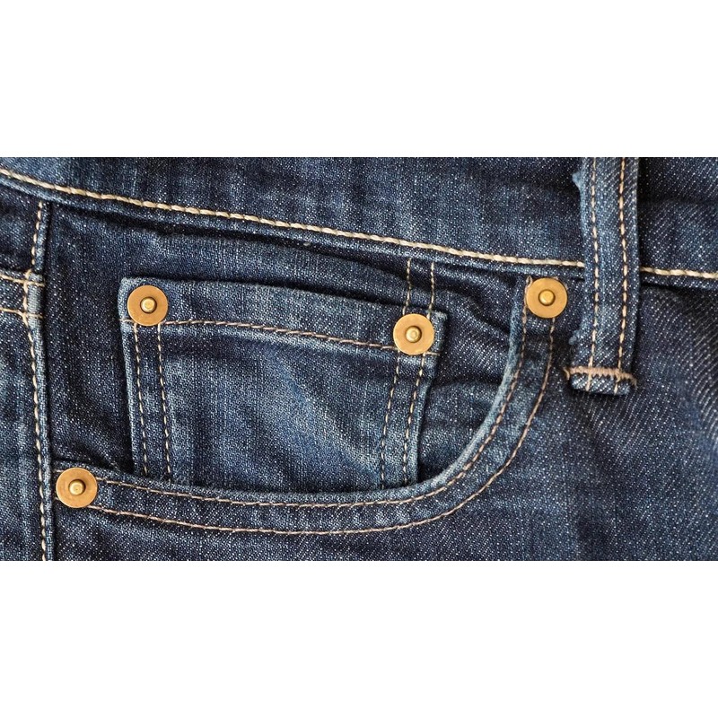 CRAFTMEMORE Solid Brass Jean Rivets, 3/8 Inch, 50 Sets, Washable