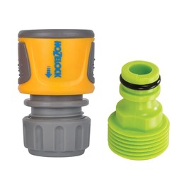 Simply Products 3/4" BSP Male Tap Adaptor with Hozelock Quick Connect Soft Touch Hose End Connector