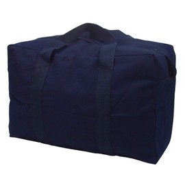 Rothco Canvas Parachute Cargo Bag Extra Large Travel Duffle Bag – 75L Capacity – Navy Blue