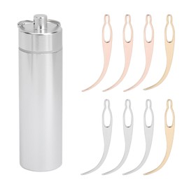 Interlocking Hair Tools Hair Extension Styling Alloy Dreadlocks Crochet Hook with Storage Box