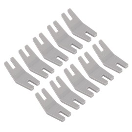 Sewing Hump Jumper,10 Pcs Hump Jumper Presser Foot Balancing Height Plastic Material Small Sewing Machine Presser Feet for Household