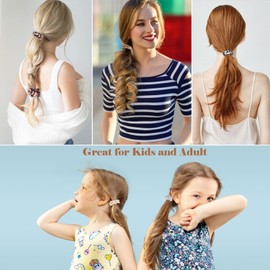 BEGOOD 10Pcs Leopard Print Scrunchies for Women's Hair Scrunchies Hair Scrunchy Elastic Hair Ties Hair Scrunchie Bobbles Hair Bands Ponytail Holder Hair Accessories