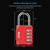 Combination Padlock, Diyife 4 Digit Heavy Duty Padlock Weatherproof Outdoor