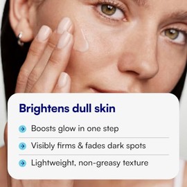 Bliss Bright Idea - Suero facial de Vitamina C & Tri-péptido, protege y ilumina la piel, reduce las manchas oscuras y reafirma visiblemente la piel, libre de crueldad y vegano, 1 onza