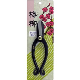 Crane-wrapped Plum Willow Pond Shears 6.5 inches (165 mm)