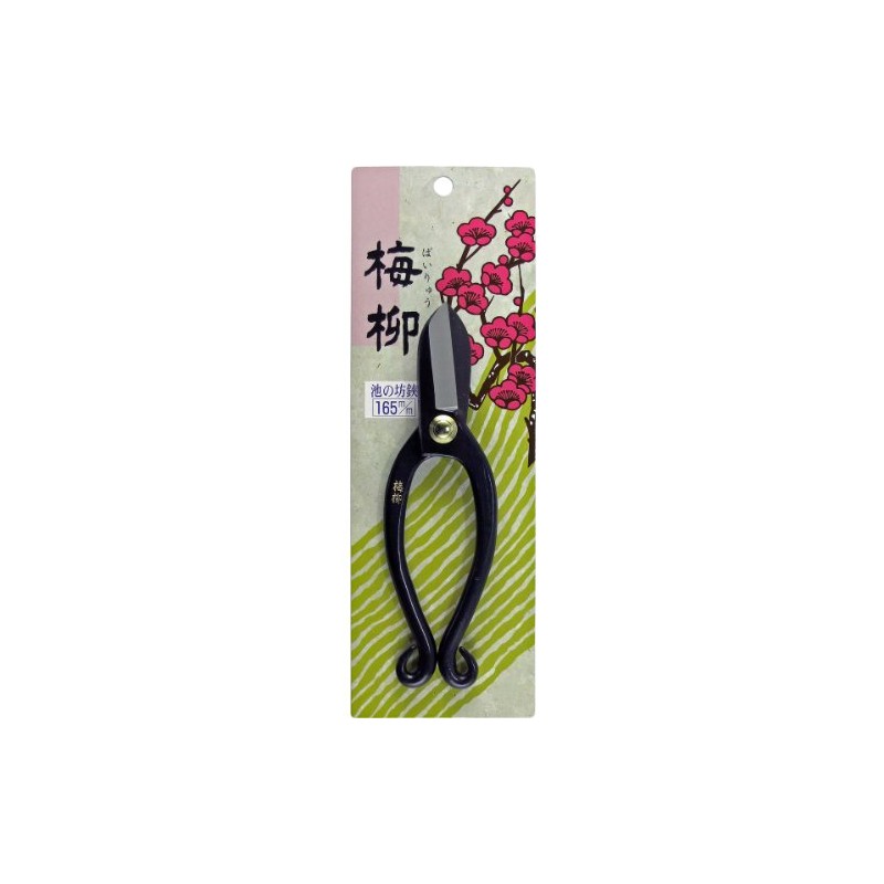 Crane-wrapped Plum Willow Pond Shears 6.5 inches (165 mm)