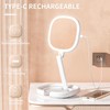 Beautifive 6.3” Makeup Mirror with Light and Magnification, 10X/1X Light