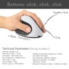 Urby Left Handed Mouse Wireless, Ergonomic, Vertical. Also As Left