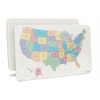 Student Lapboard with USA Map and State Names, 11" x
