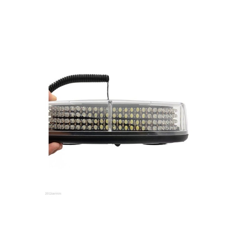 Amber 12V 240 LED Light Bar Roof Top Emergency Beacon