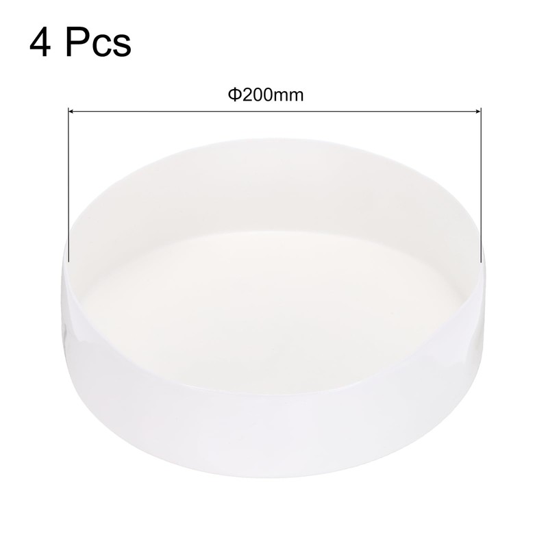 sourcing map 4pcs Rubber End Caps 200mm(7.9 inch) ID Vinyl
