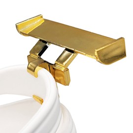 VDKIDKT Shoes Charms Car Spoilers, Car Wing Charm for Shoes, Spoiler Wing for Shoes, Decorative Shoe Charms for Shoe Buckles for Friends(Gold-2PC)