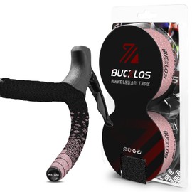 BUCKLOS Bike Handlebar Tape for Road Bike Comfortable Bicycle Handlebar Tape EVA Bike Bar Tape Grip 2 Pcs Bicycle Drop Bar Wraps Pink
