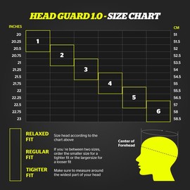 ExoShield Head Guard Slim - Color: Black, Size: 6