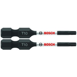 BOSCH ITT10202 2-Pack 2 In. Torx #10 Impact Tough Screwdriving Power Bits