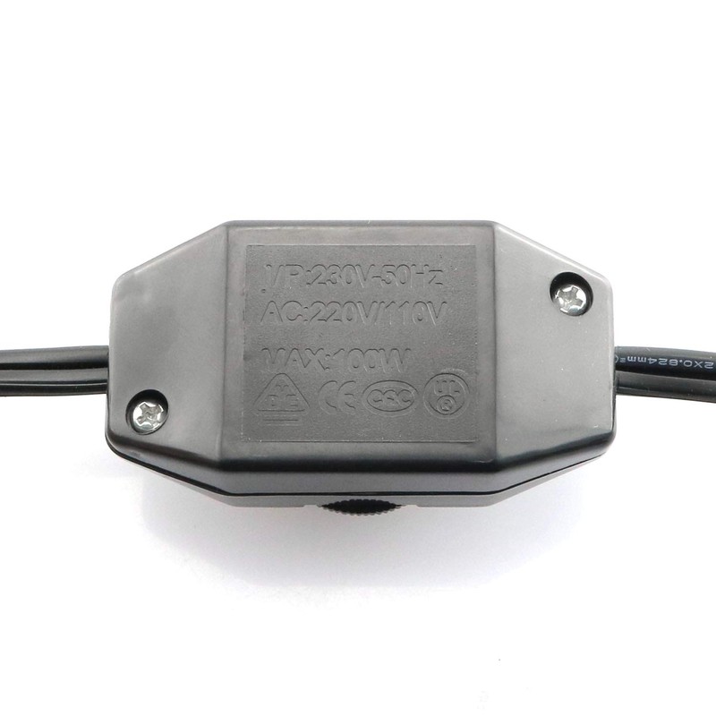 Maxmoral Rotary Dimmer Switch Power Cable Knob Adjustable Controller Switch