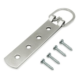 Super Heavy Duty Extra Large Strap Hanger - 2 Pack - 4 Hole D-Ring Hanger