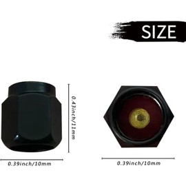 4 Pcs Mexican Flag Tire Valve Stem Caps Cover,Metal Black Air Valve Cap,Aluminum Car Wheel Stem Caps,Universal Stem Covers for Cars,Trucks,Bikes,Motorcycles,Corrosion Resistant,Valve Stems and Caps