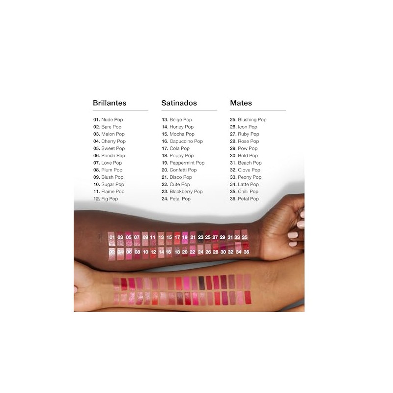 Clinique Pop™ Labial de Larga Duración - Acabado Satinado, Mate