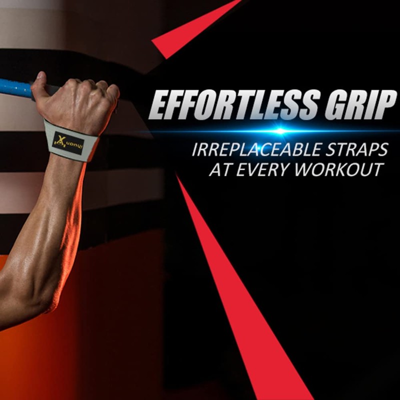 ihuan Lifting Straps for Weightlifting - Wrist Straps for Weightlifting