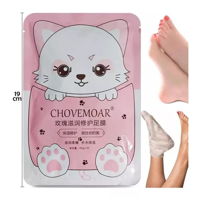 KFMX 12 Mascarilla Exfoliante Pies Elimina Callosidades Humectant