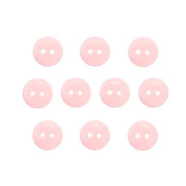 Seeking ROAM Buttons 2 Hole, 1/2 Inch, Resin, 10 Pieces (Light Pink)
