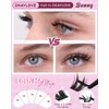 OKAYLOVE Manga Lash Clusters Kit, BUNNY 8-18mm Anime Cluster Eyelash