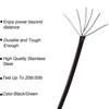 10 LURE WIRE TRACES spinning pike fishing swivel