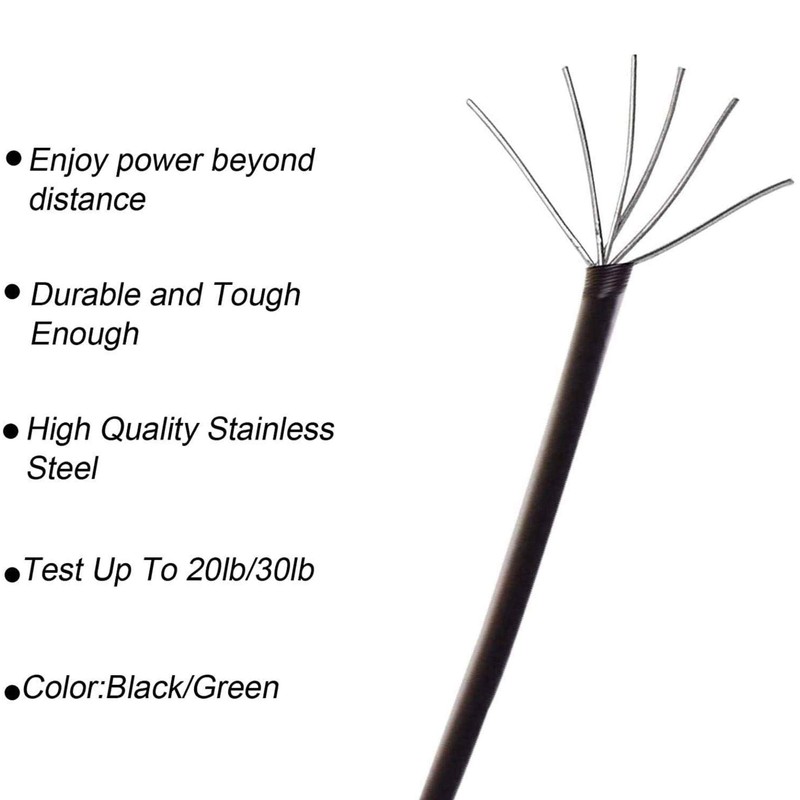 10 LURE WIRE TRACES spinning pike fishing swivel