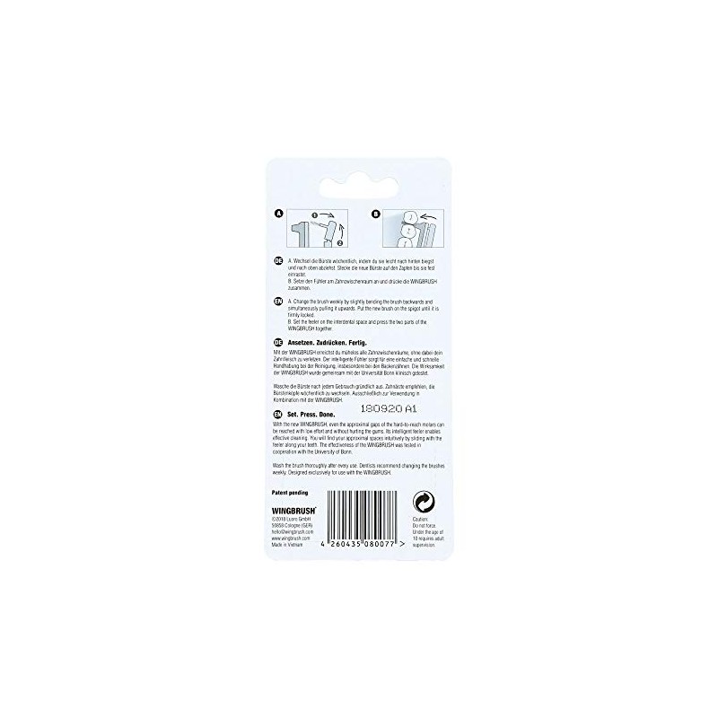Wingbrush Refill Set Inte 8 Pieces