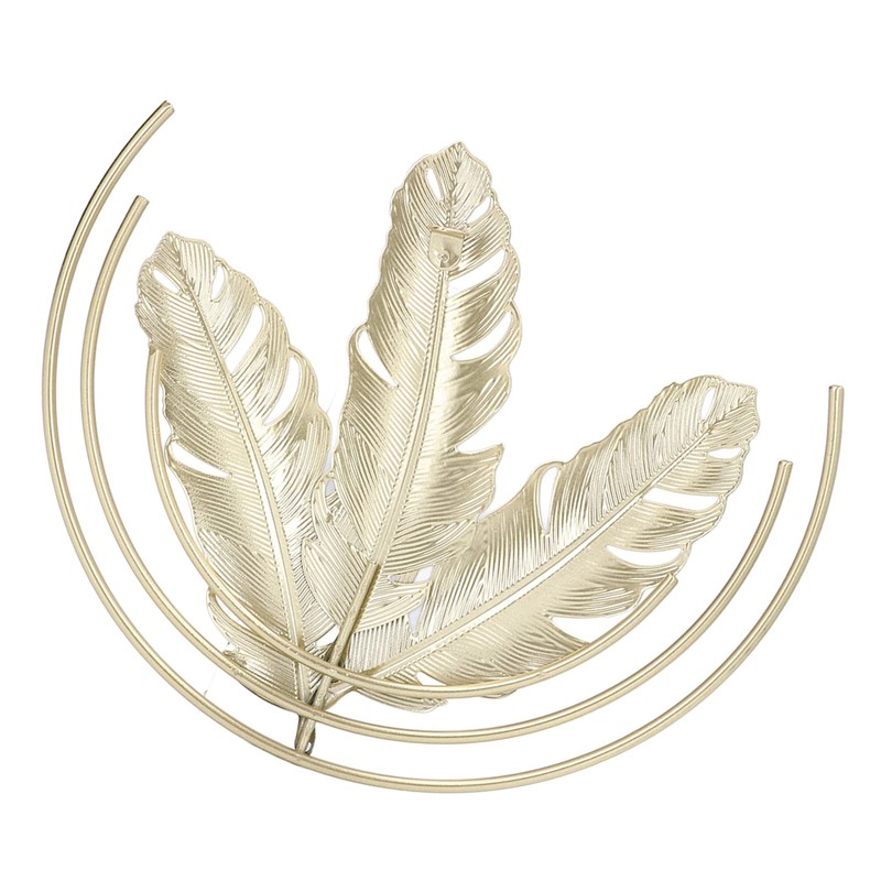 Pasamer Metal Leaf Wall Decor, Easy Installation Vivid Iron Art