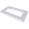 Double FACEPLATE, Blank, White, Wall Plates and Floor Boxes Audio