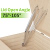 Lid Support Hinge Soft Close Toy Box Hinges Heavy Duty