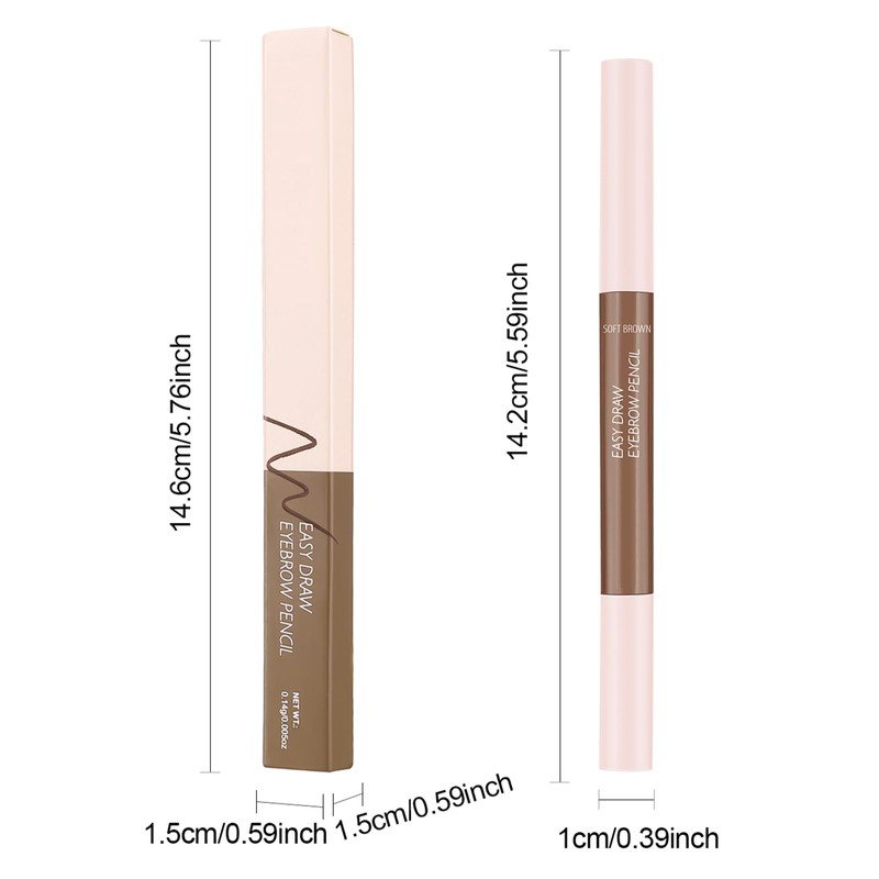 Eyebrow Pencil, Long-Lasting Natural Eye Brow Pencil Makeup-Tool Eyebrow Pen